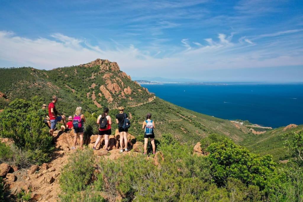 Dans Un Cadre D'Exception, Vue Mer Panoramique A Agay Cote D'Azur, Village Vacances Cap Esterel, T2 Avec Jardin, Golf, Climatisation, Wifi, 5 Piscines Saint-Raphaël Kültér fotó