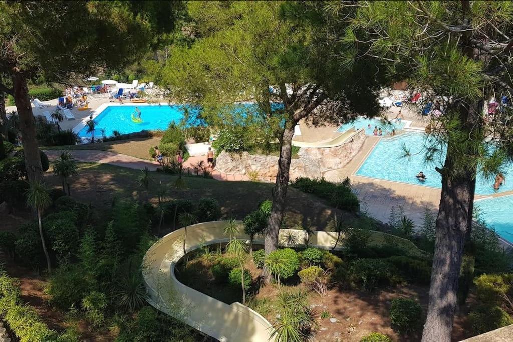 Dans Un Cadre D'Exception, Vue Mer Panoramique A Agay Cote D'Azur, Village Vacances Cap Esterel, T2 Avec Jardin, Golf, Climatisation, Wifi, 5 Piscines Saint-Raphaël Kültér fotó