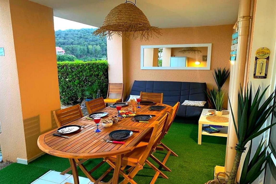 Dans Un Cadre D'Exception, Vue Mer Panoramique A Agay Cote D'Azur, Village Vacances Cap Esterel, T2 Avec Jardin, Golf, Climatisation, Wifi, 5 Piscines Saint-Raphaël Kültér fotó