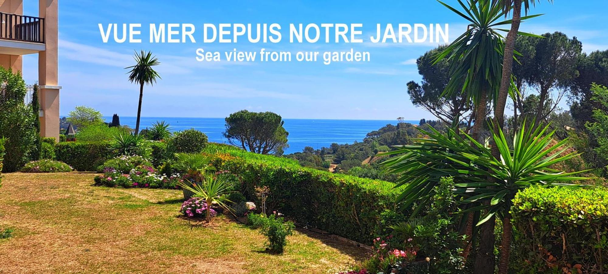 Dans Un Cadre D'Exception, Vue Mer Panoramique A Agay Cote D'Azur, Village Vacances Cap Esterel, T2 Avec Jardin, Golf, Climatisation, Wifi, 5 Piscines Saint-Raphaël Kültér fotó